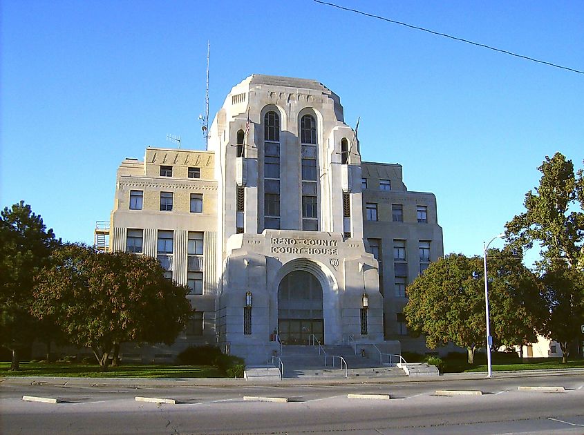 Reno County Courthouse in Hutchison, Kansas.