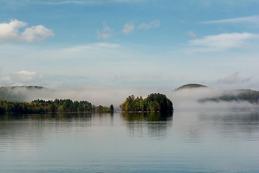Lake Pleasant in Speculator, New York.