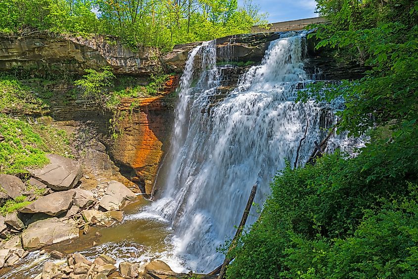 Brandywine Falls at Cuyahoga Valley National Park, Ohio.