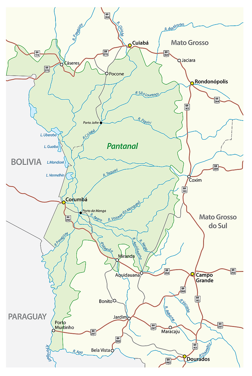 Pantanal map
