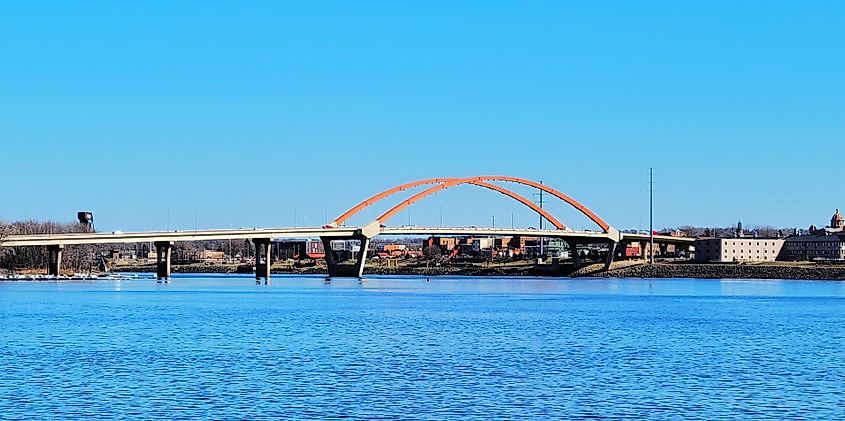 Levee Park in Hastings, Minnesota.