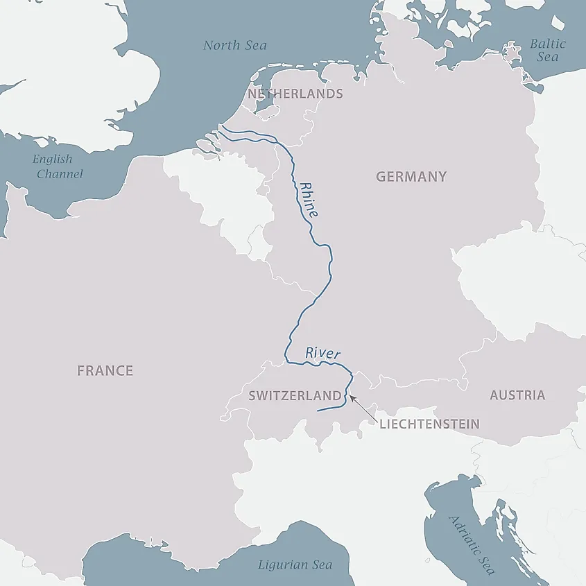 Rhine River - WorldAtlas