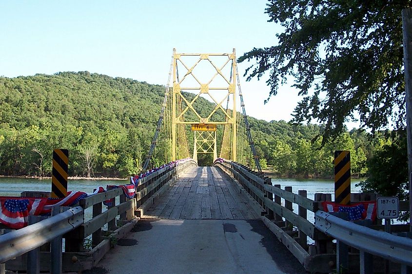 The "Little Golden Gate Bridge." 