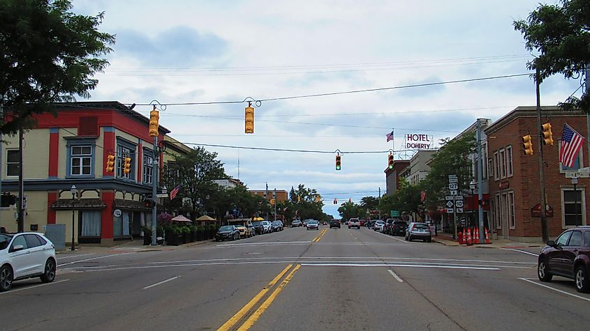 Downtown Clare, Michigan, 