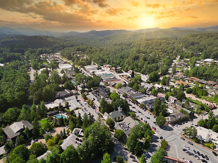 Town of Highlands in Macon County, North Carolina