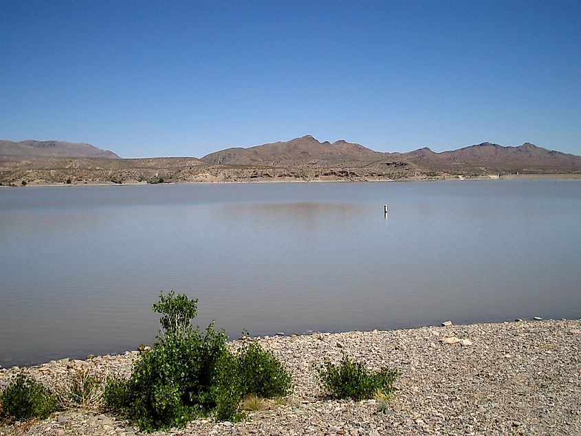 Caballo Lake, Caballo, NM. Wikimedia Commons.