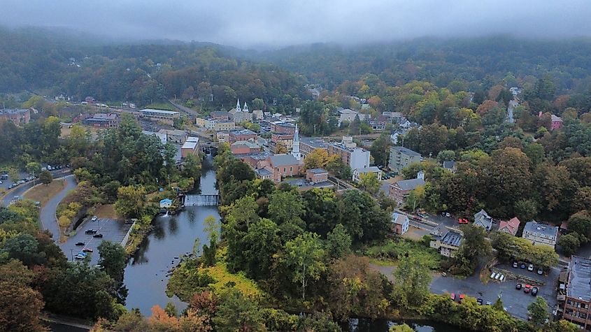 Springfield, VT, from the south