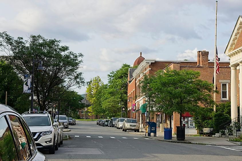 Spring Street in Williamstown, home of Williams College