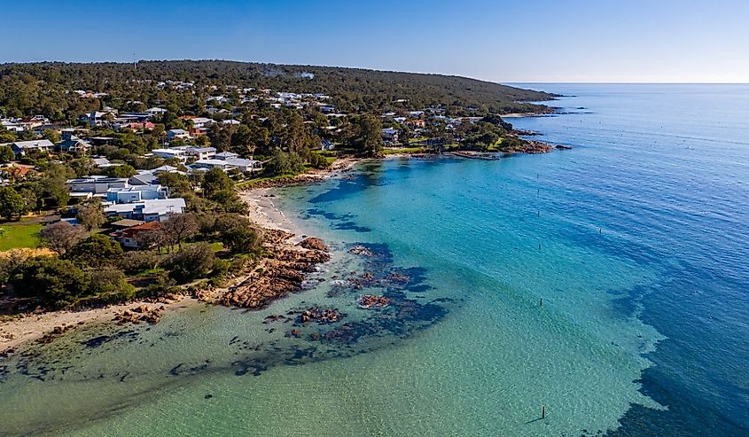 Australia Beach Dunsborough By Drone