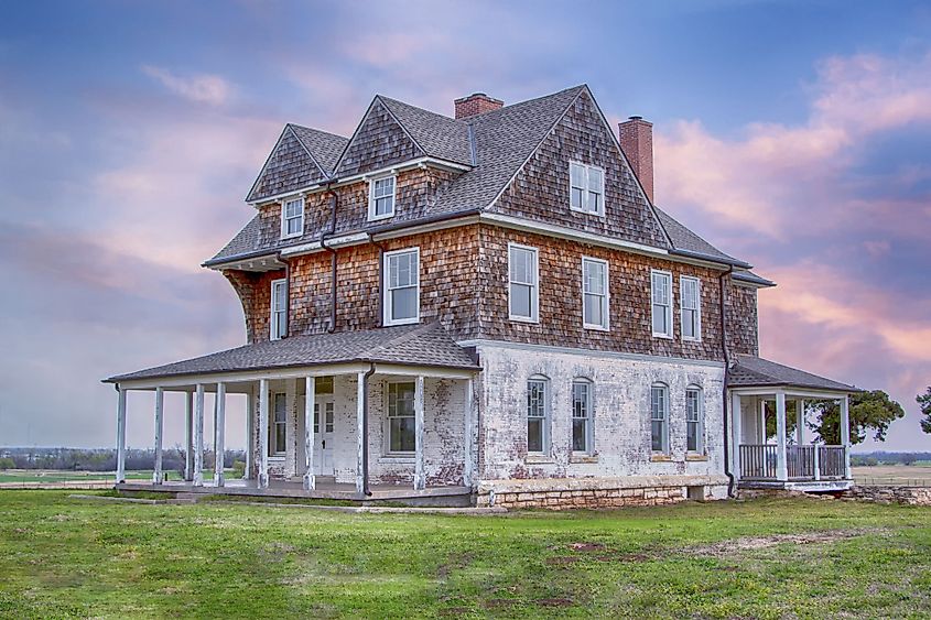 Historic Fort Reno in El Reno, Oklahoma. 