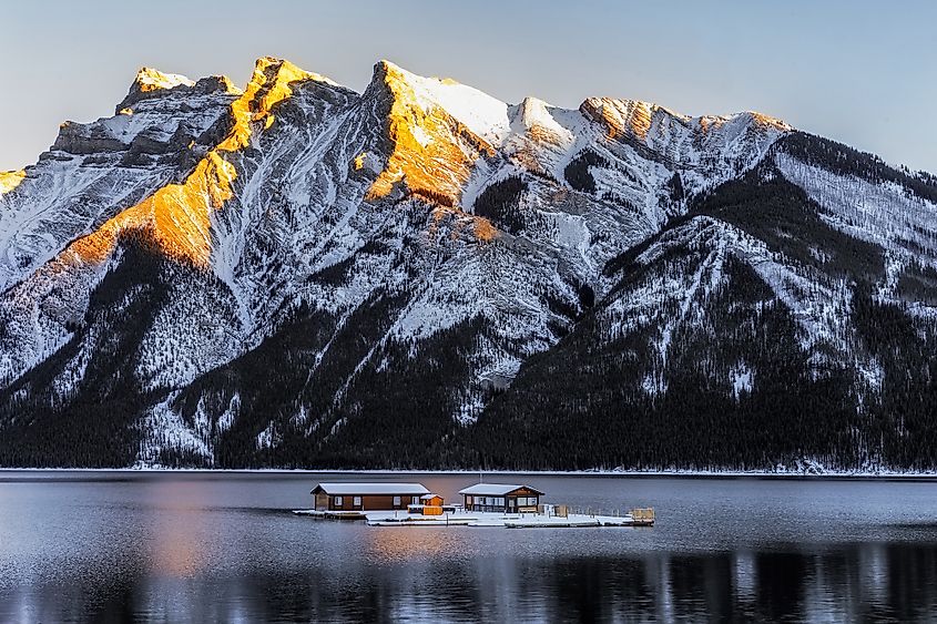 Banff national park mountains