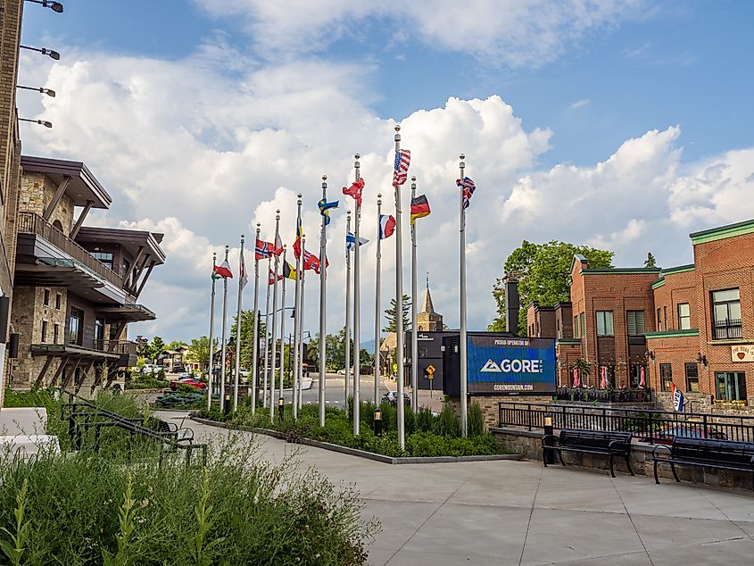 Olympic Center in downtown Lake Placid, Upstate New York