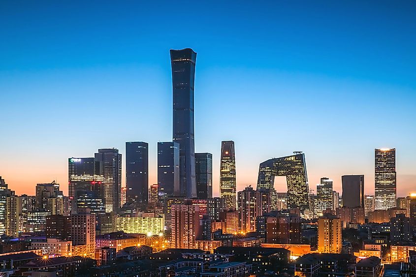 China Beijing financial center