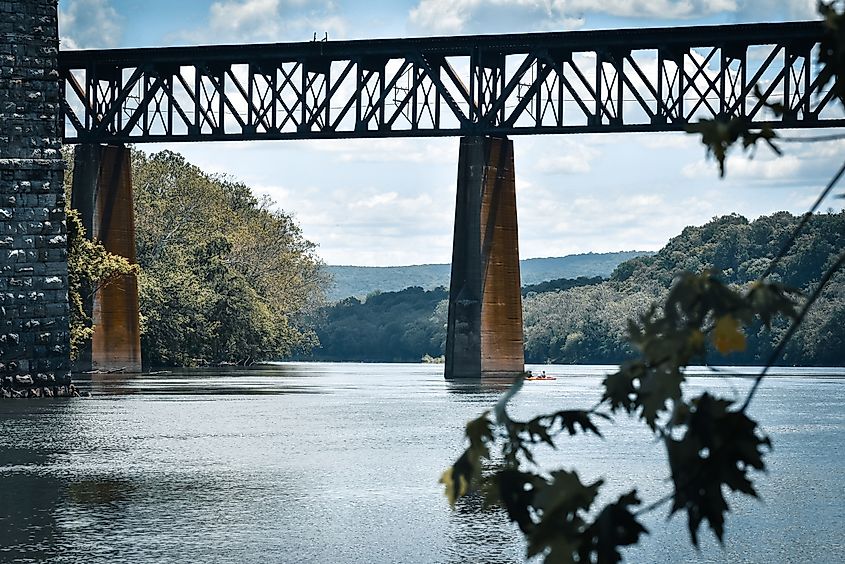The Potomac River in Shepherdstown, West Virginia.
