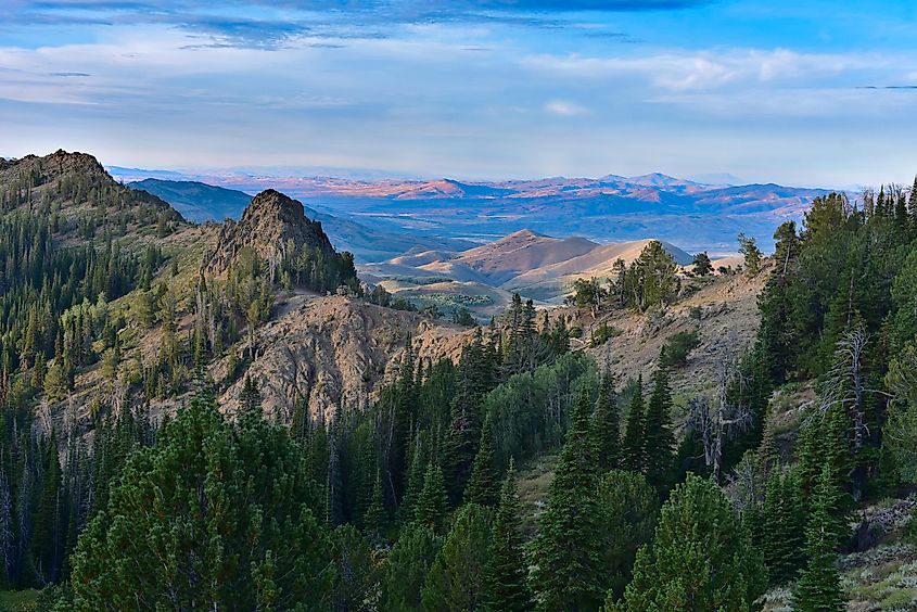 Scenic view of Jarbidge Wilderness, Nevada.