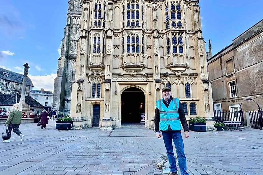 Cirencester Civic TourGuide , Rob Tuttle  image credit Bryan Dearsley
