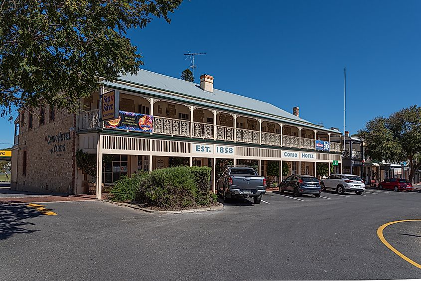 The Corio Hotel in Goolwa, South Australia, Australia