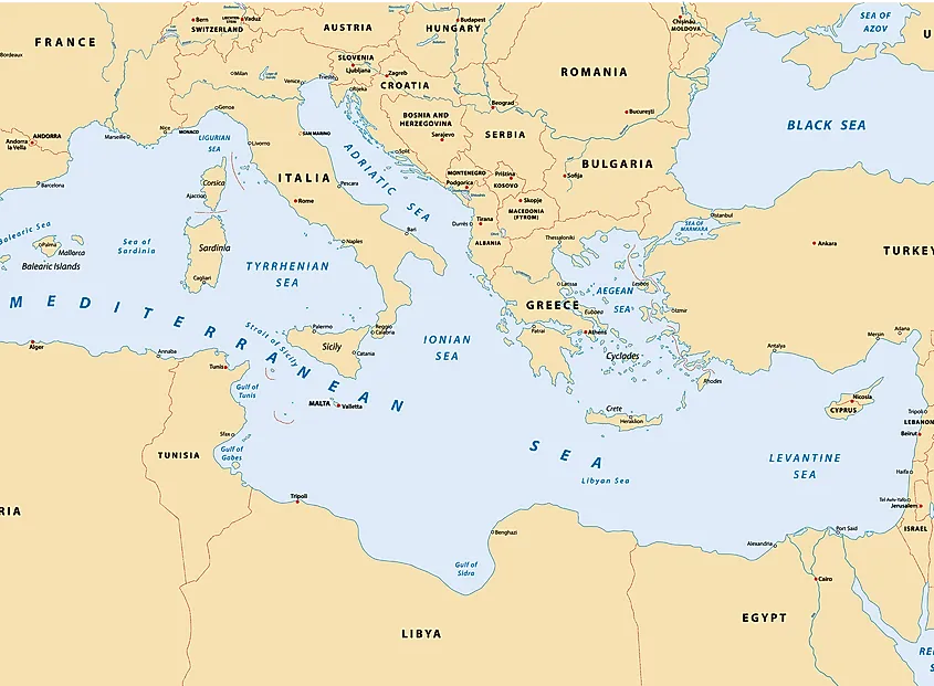 Adriatic Sea - WorldAtlas