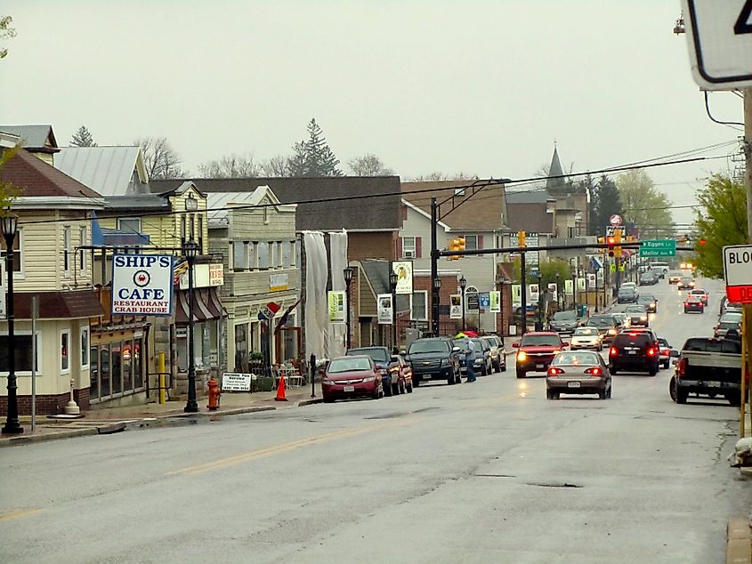 Downtown Catonsville, Maryland.