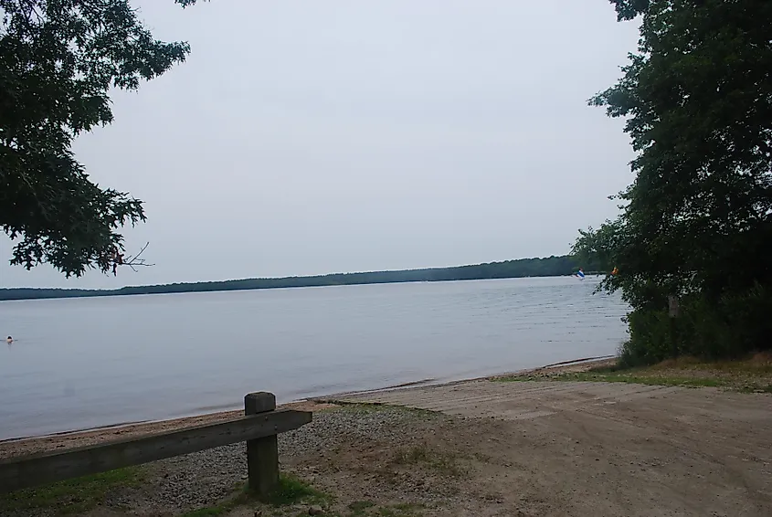 Watchaug Pond in southern Rhode Island.