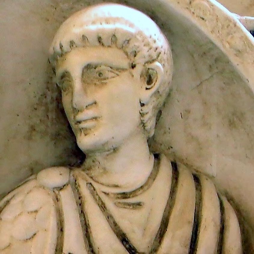 Possible diptych of Aetius. Historian Ian Hughes in his book Aetius: Attila's Nemesis suggests that this may very well be Aetius. Credit: Tataryn, CC BY-SA 4.0, via Wikimedia Commons