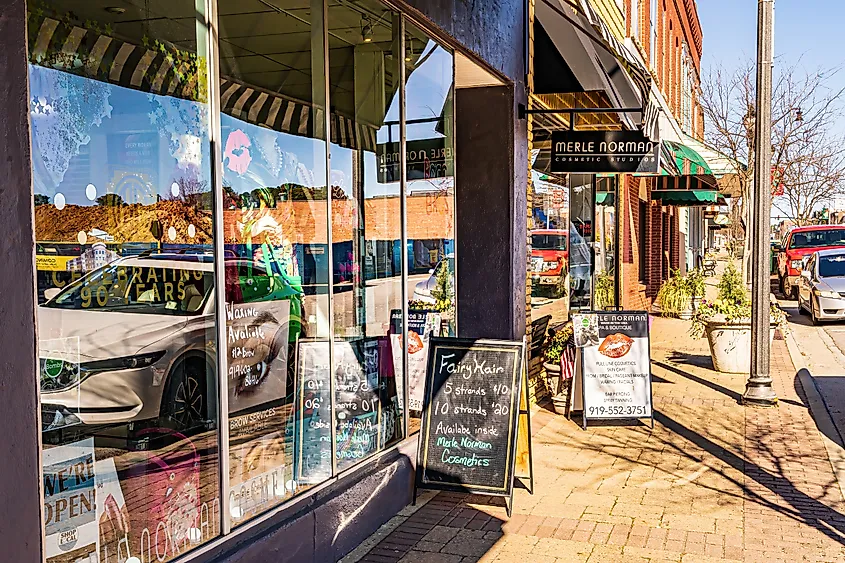 Fuquay-Varina street scene.