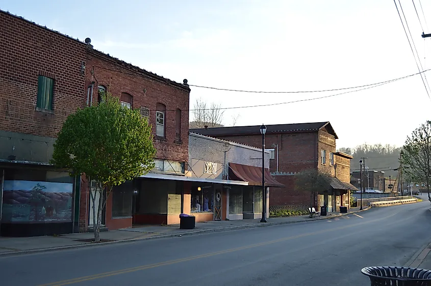 Main Street downtown. 