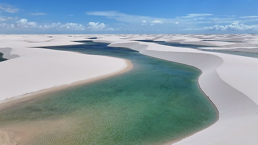 Lencois Maranhenses At Barreirinhas In Maranhao Brazil
