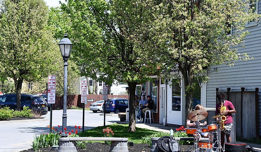 East Market Street in Rhinebeck, New York.