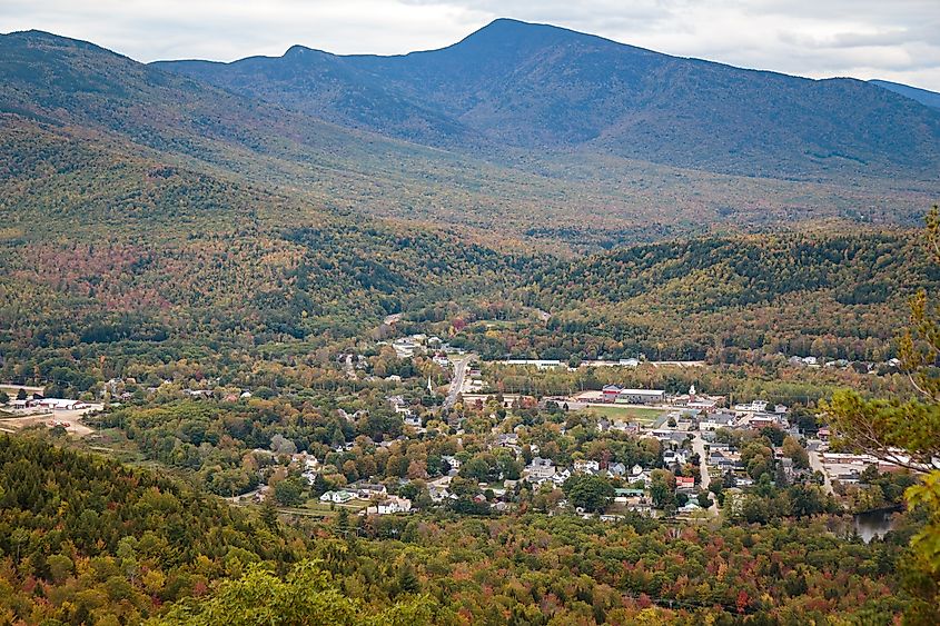 Overlooking Gorham, New Hampshire.