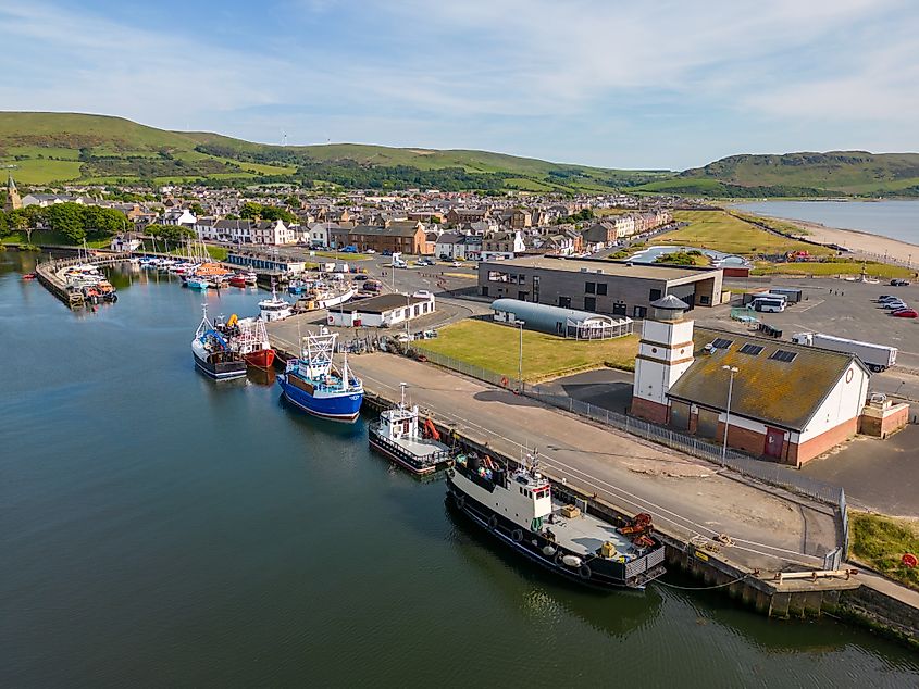 Girvan in Ayrshire, Scotland. (Credit: Robin Dessens via Shutterstock)