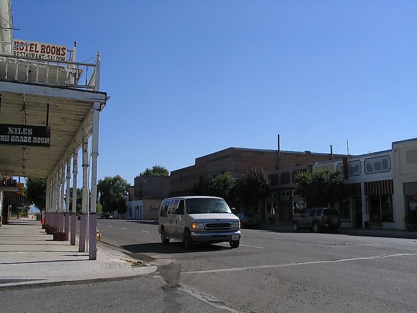 Downtown Alturas in California