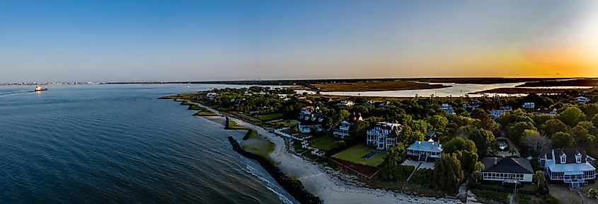 Sunrise Panorama of Sullivan's Island