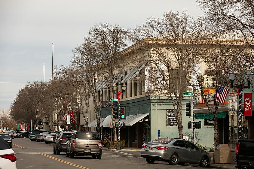 Historic buildings of Downtown Los Banos.