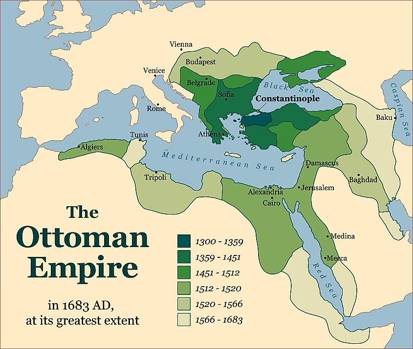 Ottoman Empire map