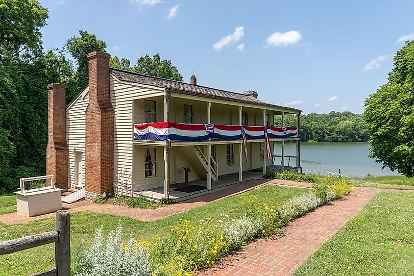 Dover Hotel at the Fort Donelson National Battlefield Civil War Site in Dover, Tennessee