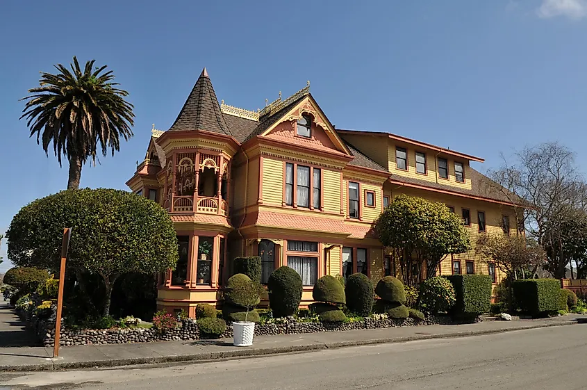 Ornate Victorian home, Ferndale, California.