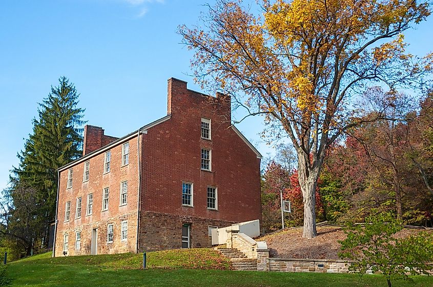 Fort Necessity National Battlefield in Farmington, Pennsylvania.