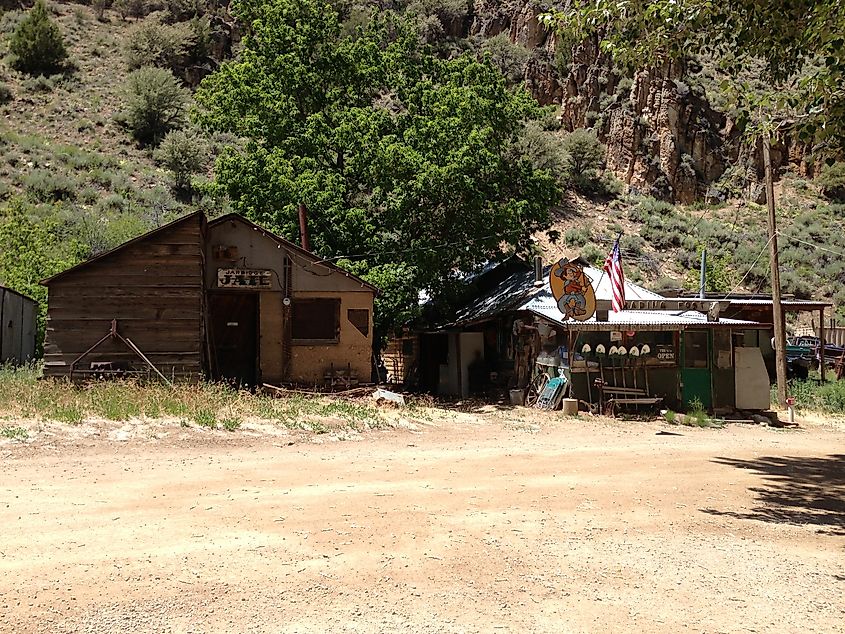 The trading post in Jarbridge, Nevada.