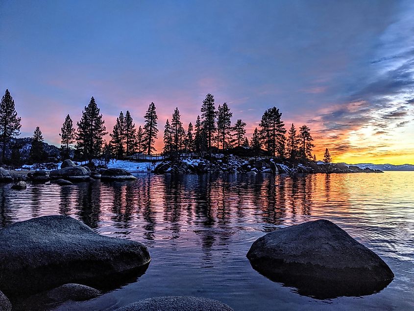 Lake Tahoe near Incline Village, Nevada.