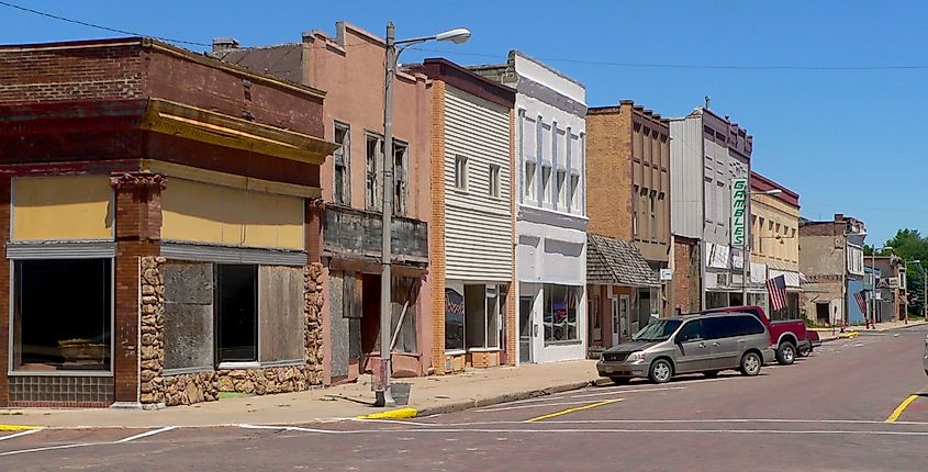 Downtown Wymore, Nebraska