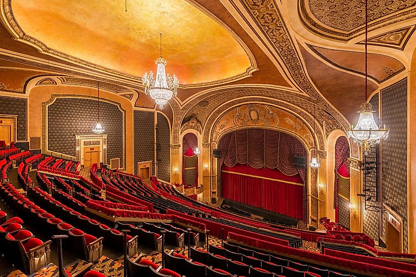 Orpheum Theatre in Pierce Street in Sioux City, Iowa