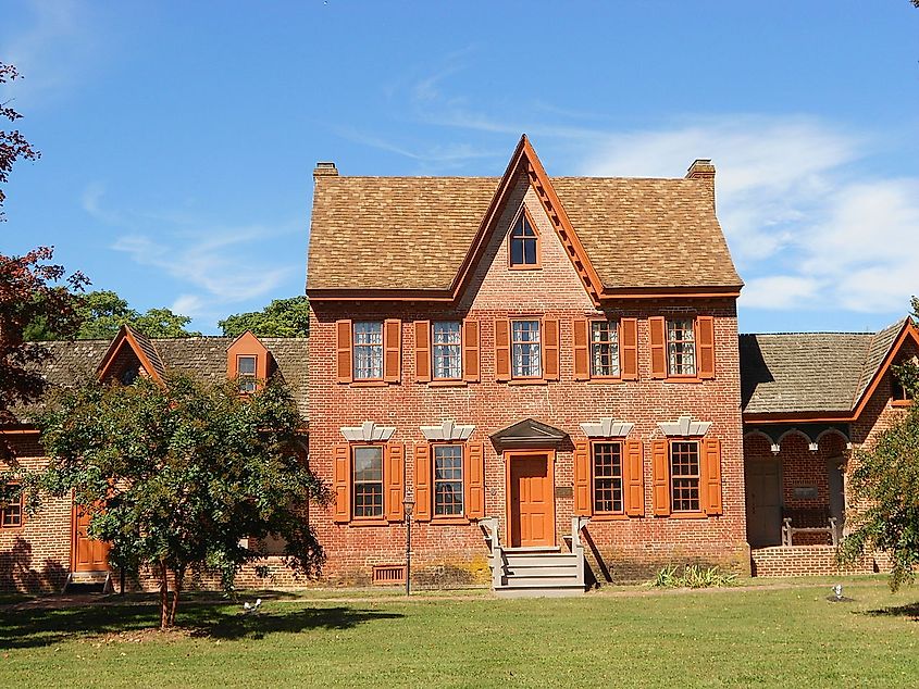 Parson Thorne Mansion Listed on the NRHP on June 21, 1971. At 501 NW. Front St., Milford , Kent County, Delaware.