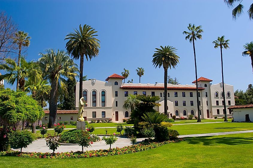 Mission Santa Clara de Asis in Santa Clara, California