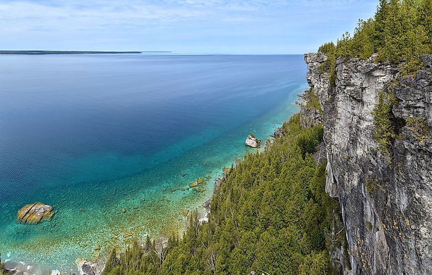 Shoreline of the Georgian Bay of Lake Huron in Ontario
