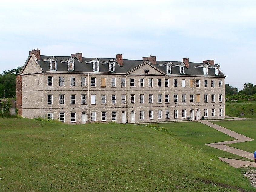 Fort Wayne's Barracks, Detroit, Michigan.
