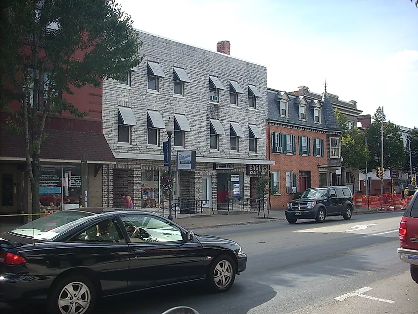 Downtown Waynesboro in Pennsylvania