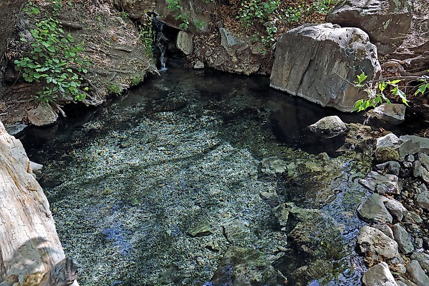 The Jordan Hot Springs in the Gila National Forest, New Mexico.