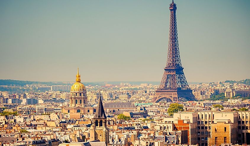 City of Paris, France landscape.