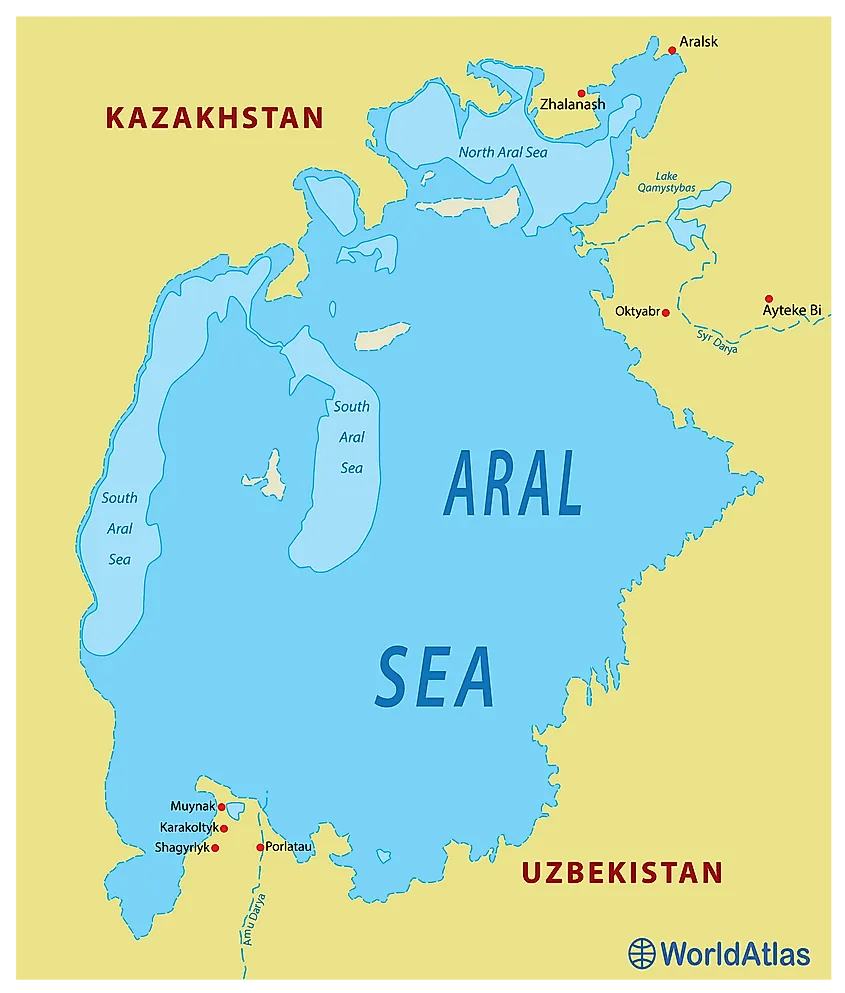 Aral Sea Map